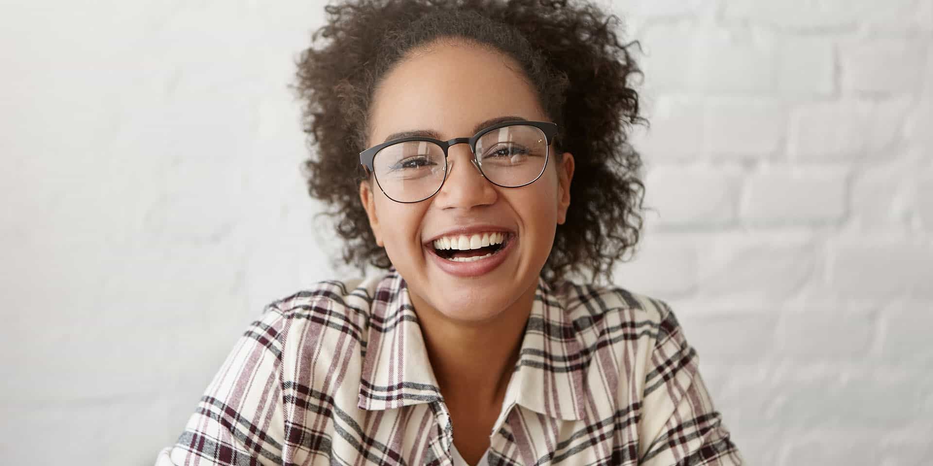 A person smiling